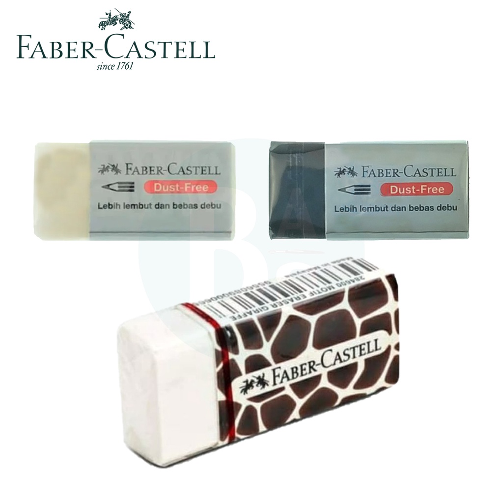 

Dust Free & Girafe Motife Eraser - Faber Castell