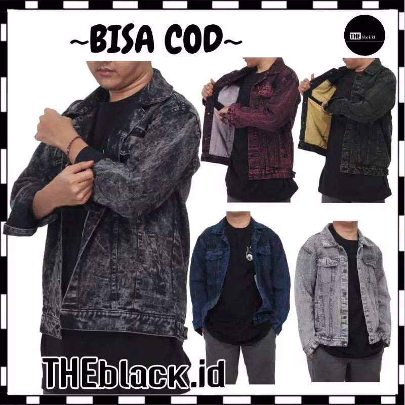 JAKET PRIA / JAKET JEANS / JAKET JEANS PRIA / BAYAR DITEMPAT / COD