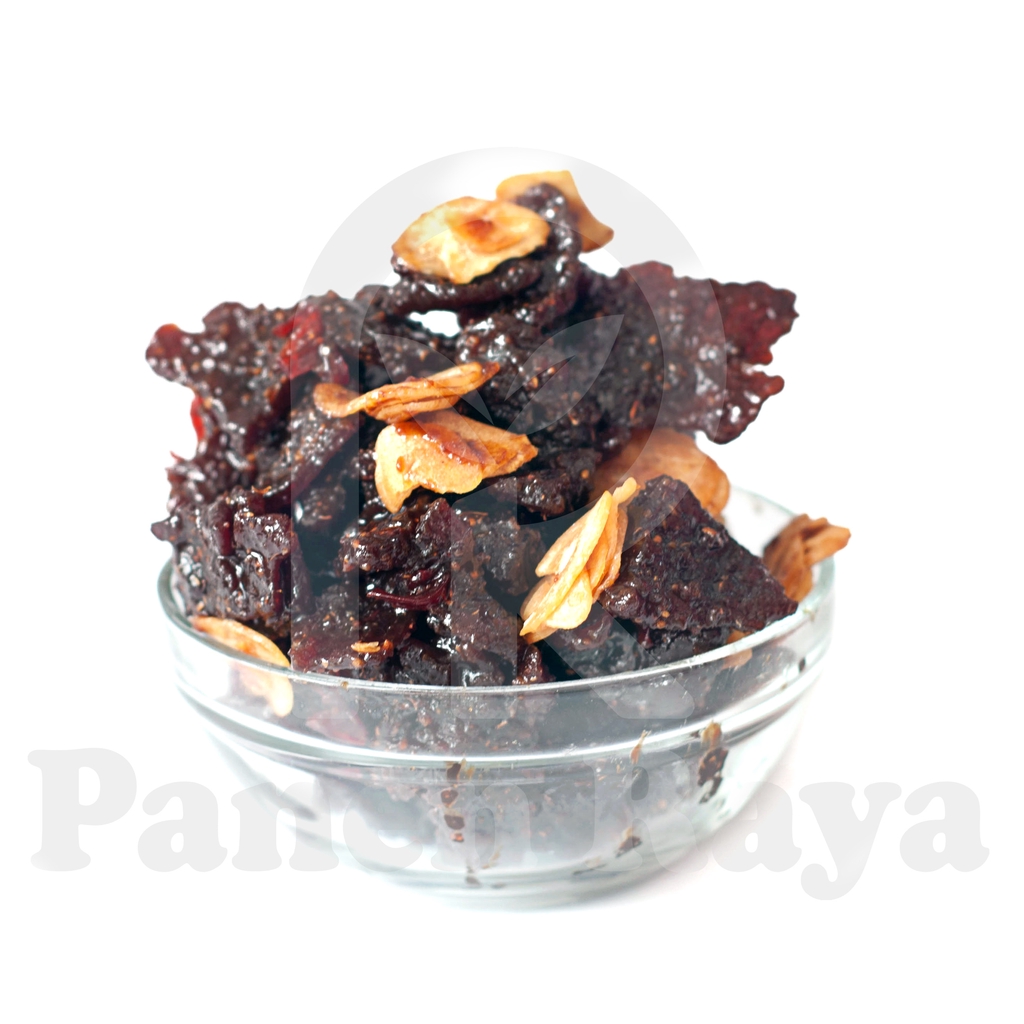 

Dendeng Mateng Dendeng Matang Manis Asin PR Toples Goreng Siap Makan