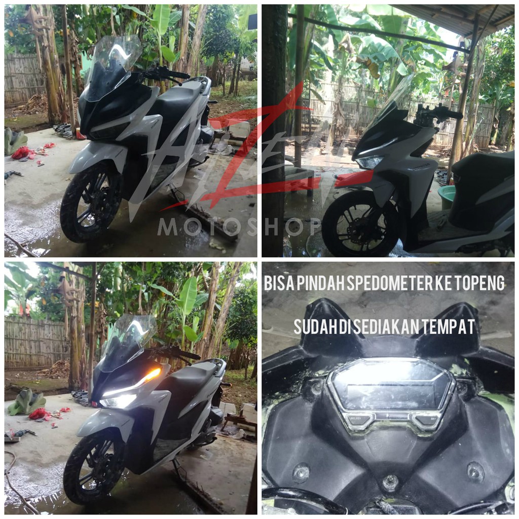 Tameng Custom Dan Windshield PNP Vario 150 Dan 125 Motif Shopee Indonesia