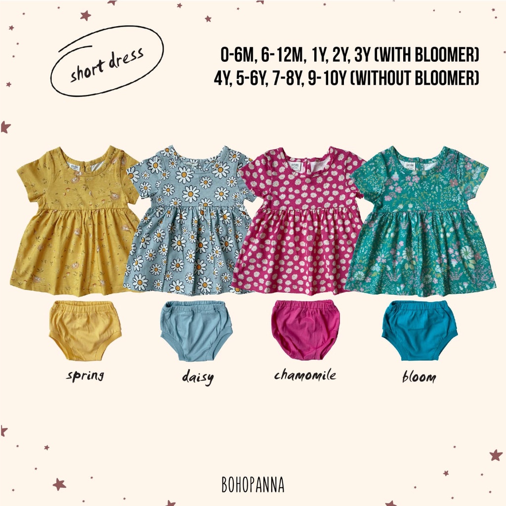 BOHOPANNA - SHORT DRESS - Dress Anak Perempuan