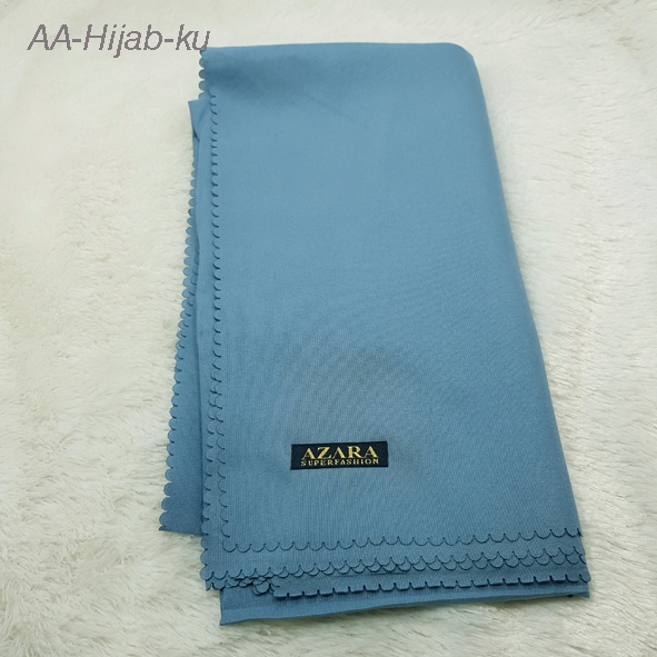 Segi empat voal oscara polos / jilbab polos azara-sky blue