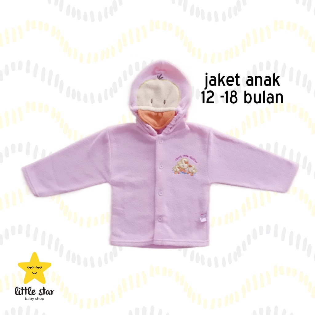 Lucky Angel Jaket Topi Anak Bayi | Jaket Bayi Karakter | Jaket Topi Bayi Lucu | Jaket Bayi Cewek  | Jaket Bayi Cowok