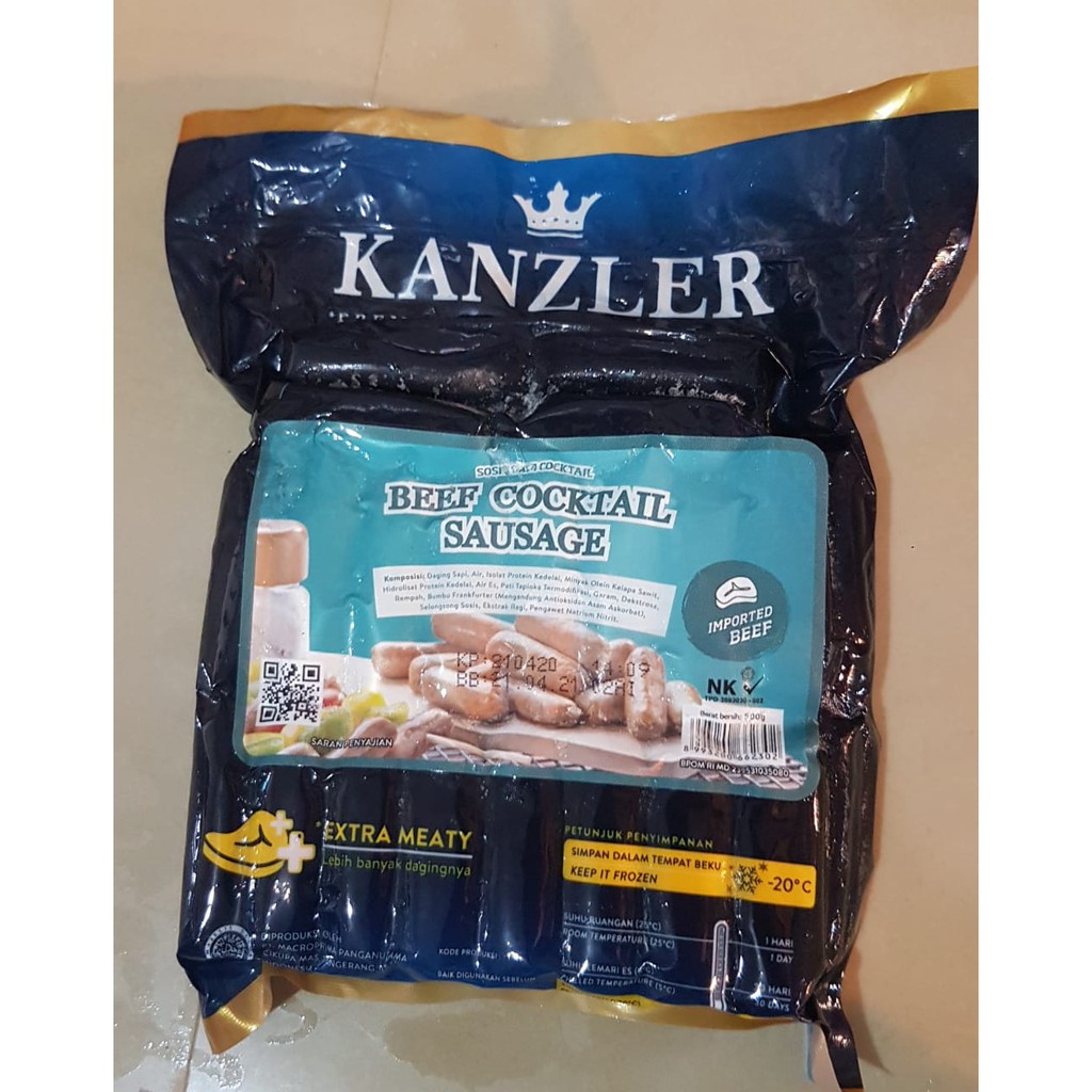 

kanzler beef cocktail sausage - sosis cocktail sapi