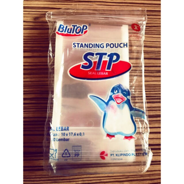 Standing Pouch 10x17 Stp Seal Lebar / Plastik Snack Tebal Berdiri / Pouch Snack / Standing Pouch