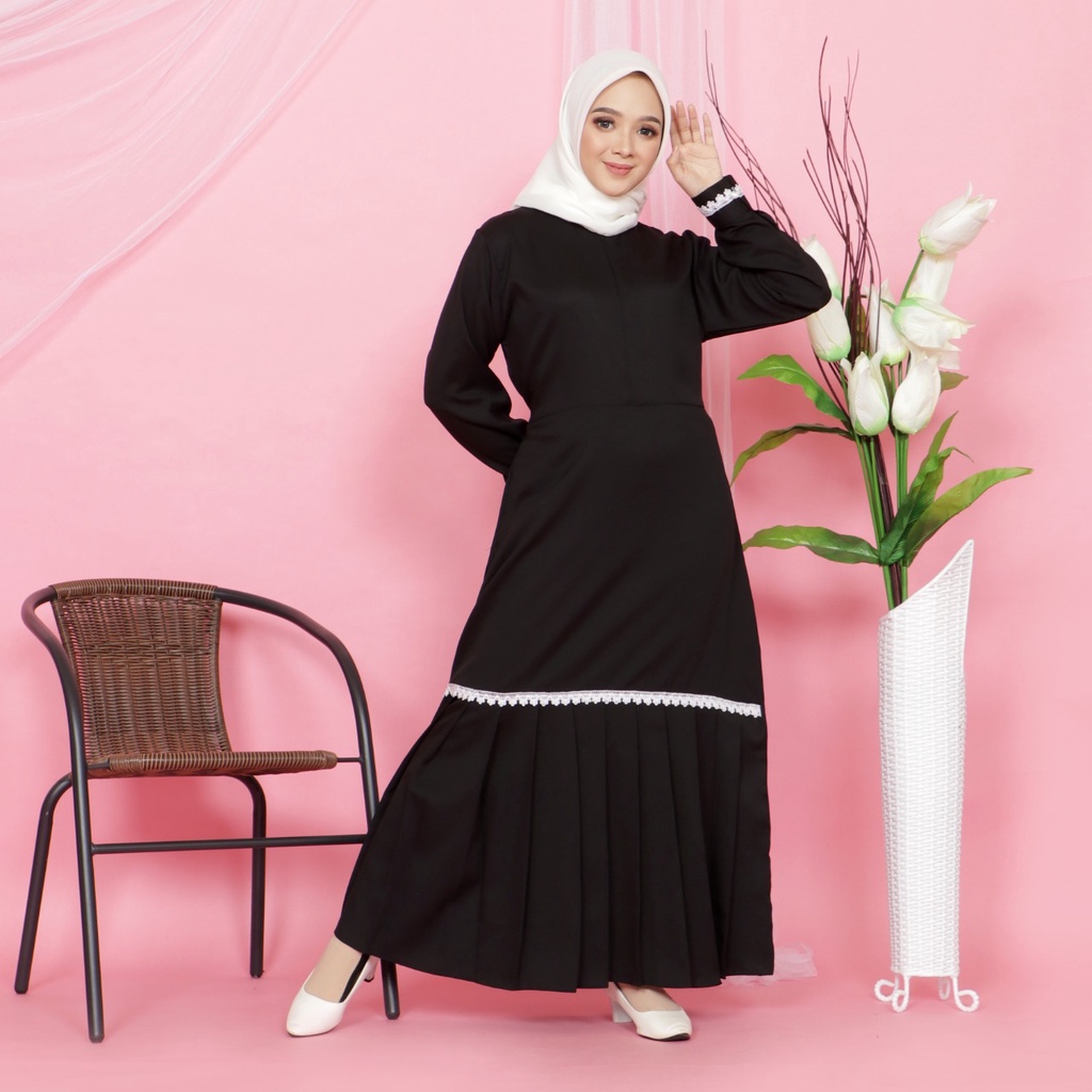 Gamis Hitam Gamis Modern Abaya Hitam Gamis Remaja Gamis Terbaru 20223Abaya Remaja Turkey Gamis Hitam Gamis Putih