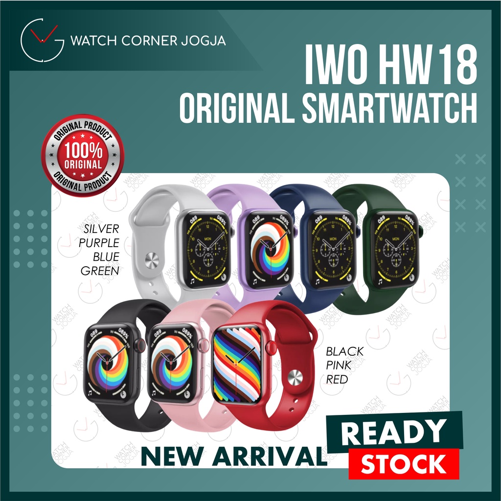 IWO HW18 40MM 1.6 Inch Screen Series 7 ORIGINAL Smartwatch Bluetooth Call GLOBAL Version Custom Watc