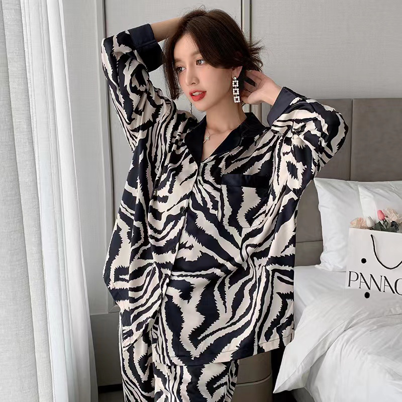 Baru Korea Wanita Piyama/Zebra Print Homewear Set