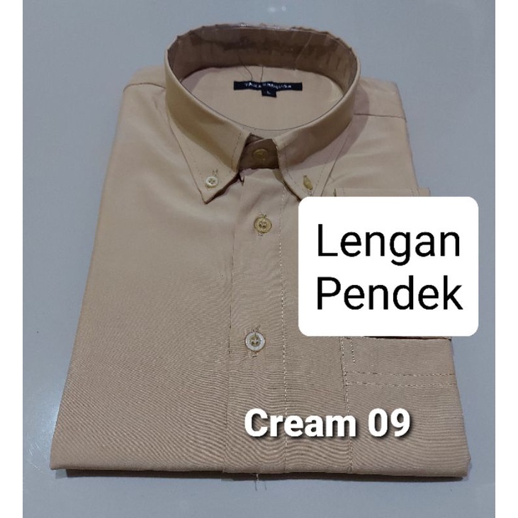 Kemeja Polos Lengan Pendek M L XL XXL XXXL 2XL 3XL - Kemeja Pendek Polos