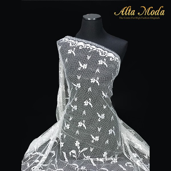 

Alta Moda Brokat Perancis Spider Net Floral