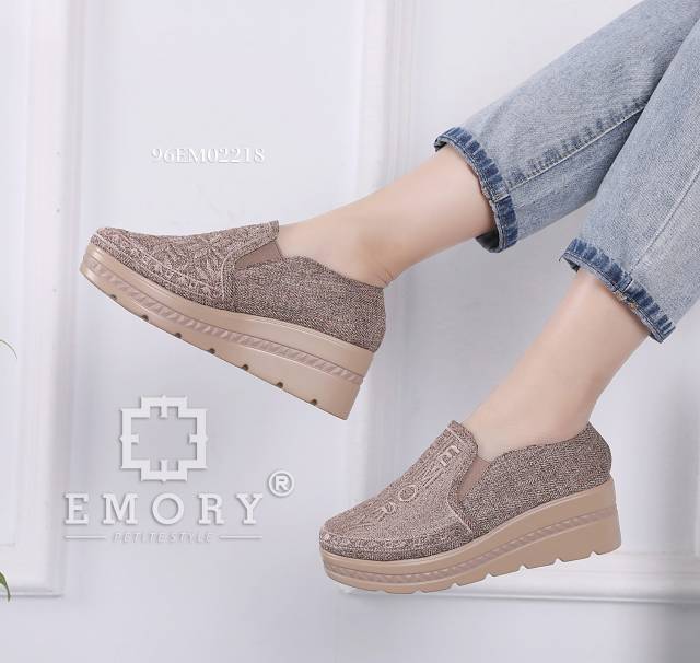 Sepatu Emory Daneya 96emo2218 original brand SEPATU WEDGES IMPORT BATAM MODEL TERBARU-5