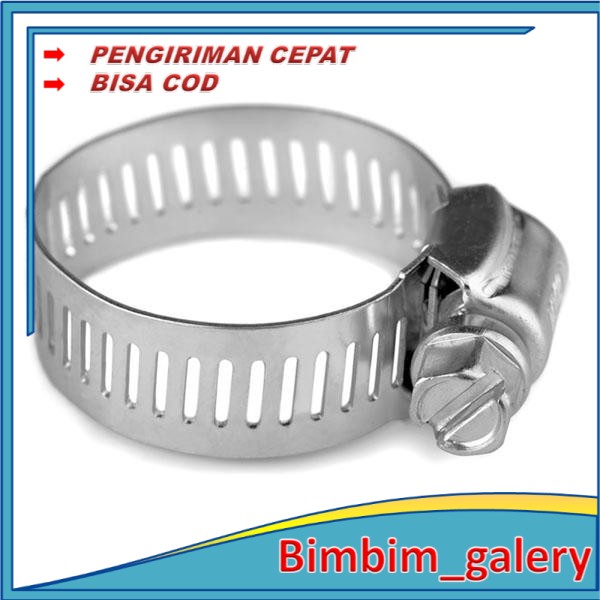 Taiwan Klem Selang - Hose Clamp 7/8&quot; KLEM REGULATOR/ KRAN AIR/ SLANG ANGIN KOMPRESOR BIMG