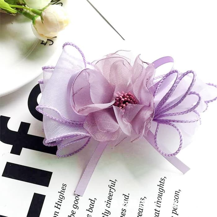 Organza Ribbon Wavy Crimping 6cm (per meter)