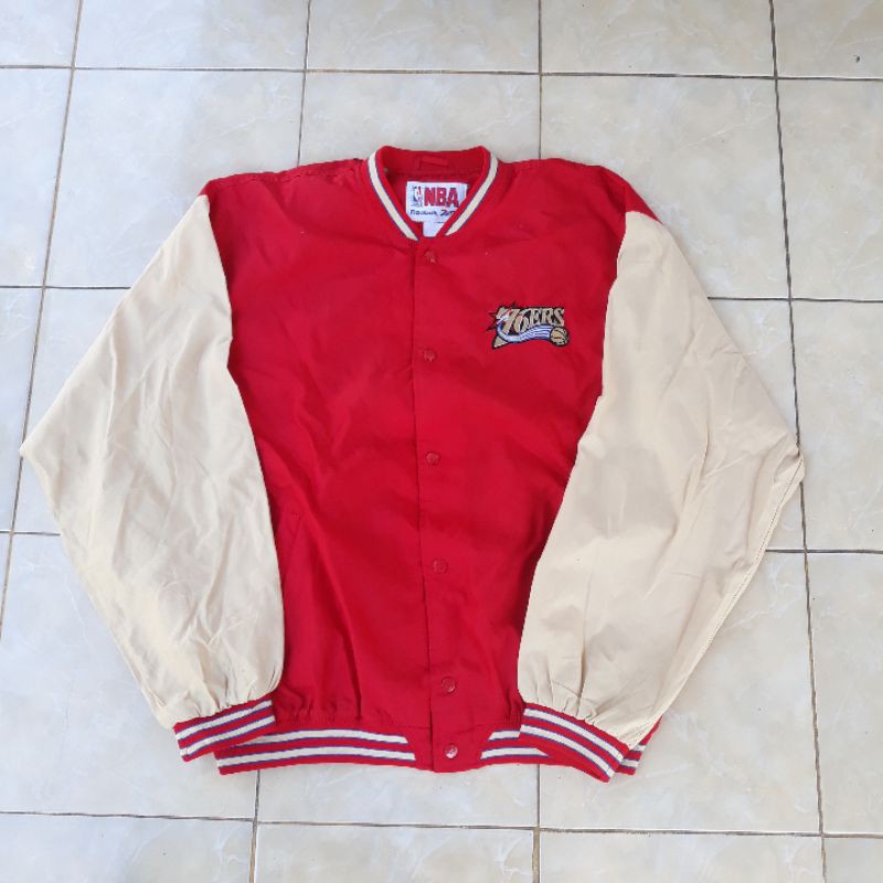 jaket nba varsity 76ers mirip starter mirip chicago bulls