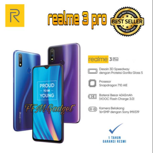 Realme 3 Pro Ram 6/128 GB & 4/64 BNIB