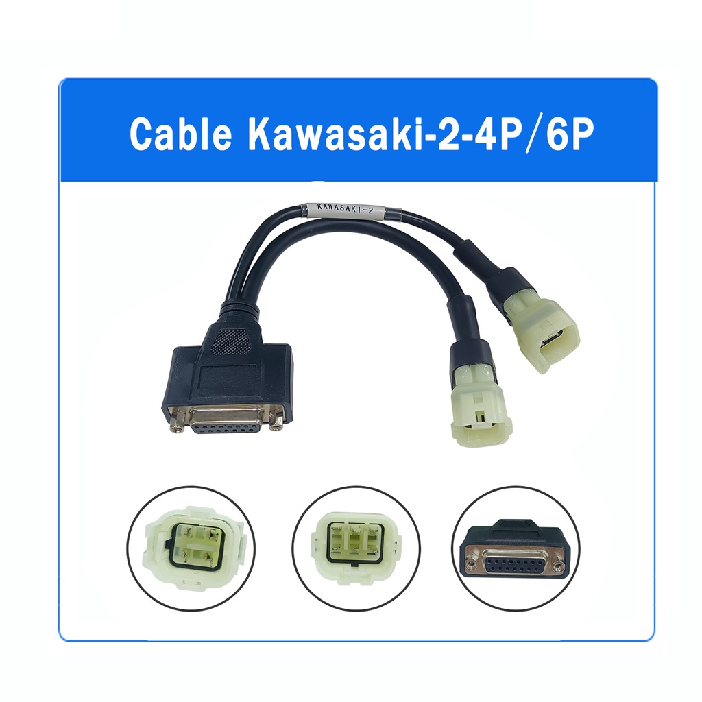 Jdiag M100 / M100 pro Special Test Cable Motor Scanner Kabel injeksi For Connecting non-OBD Brand Motorcycles kerro