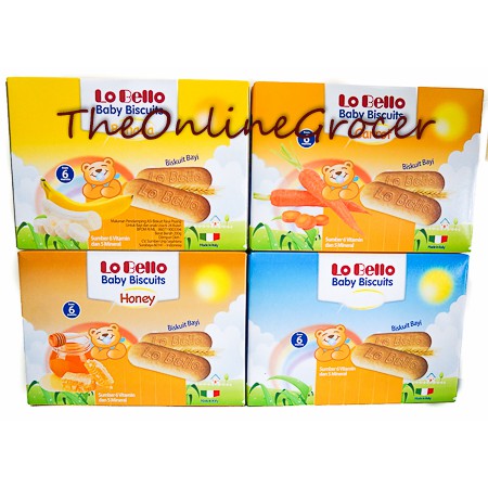 Lo Bello Biscuit Bayi/Makanan Bayi 200gr