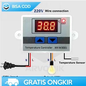 DIGITAL THERMOSTAT MICROCOMPUTER 220V PENGATUR SUHU TAFFWARE ORIGINAL