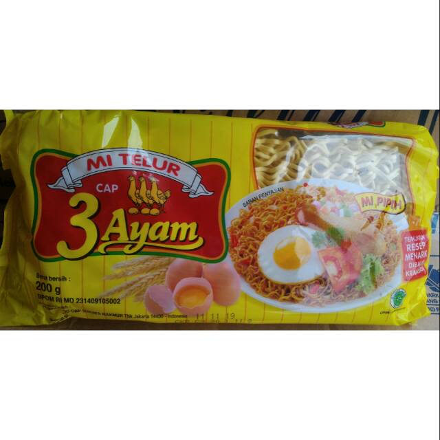 

Mie Telur Cap 3 Ayam