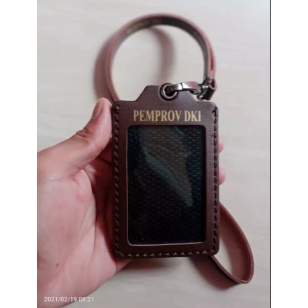 

Kalung ID Card Name Tag PEMPROV DKI Coklat