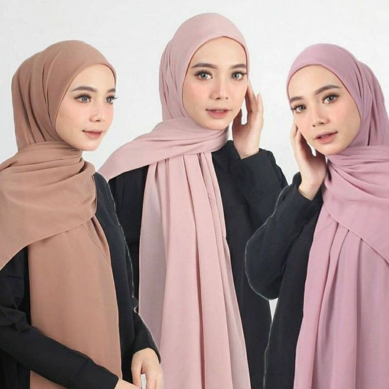 Pashmina Ceruty Babydoll Premium