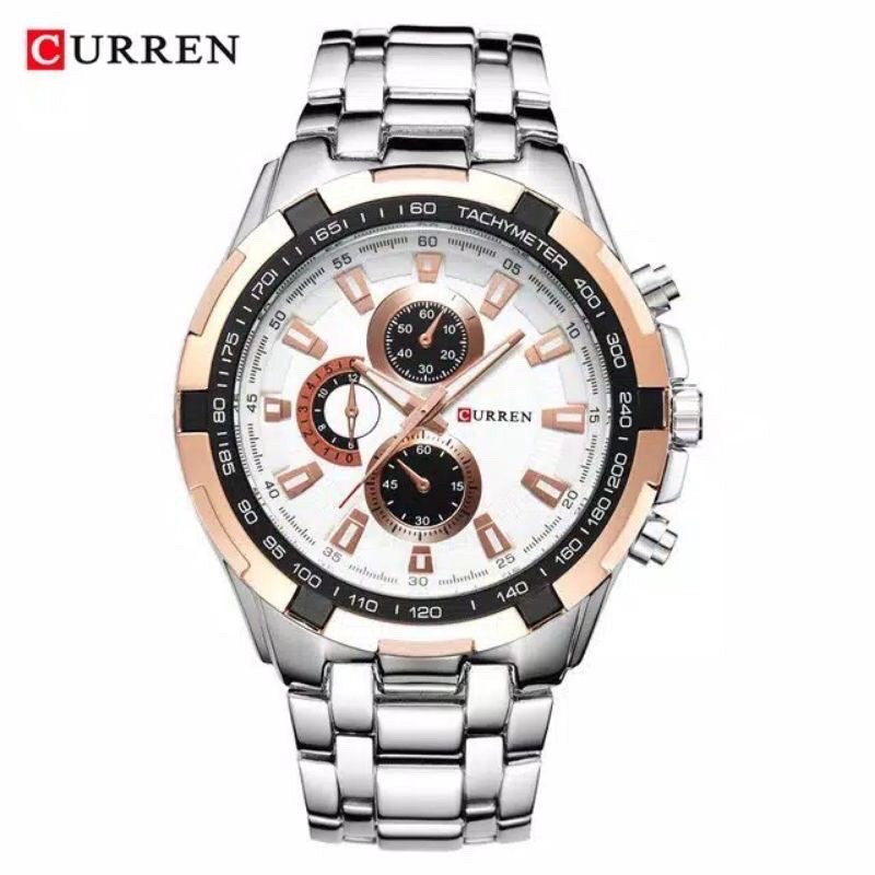 COD!! CURREN 8023 ORIGINAL Jam Tangan Pria CURREN Analog Chrono Tidak Aktif