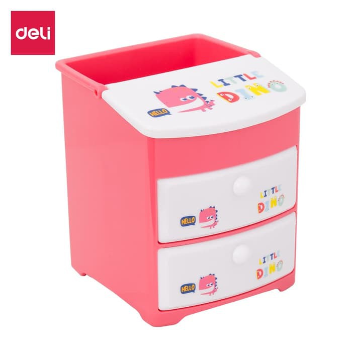 

Deli E9136 School Pen Holder/Tempat Pulpen-Dino School Pen Holder - Biru Muda
