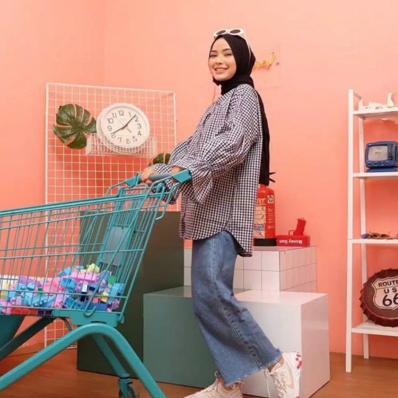 Cutie Top atasan wanita fashion kekinian