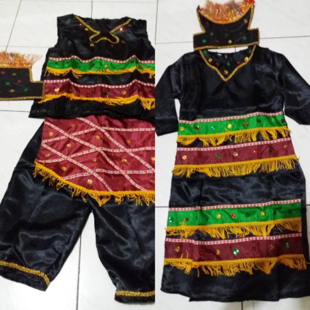 Baju adat papua TK & SD // pakaian adat papua // Baju papua