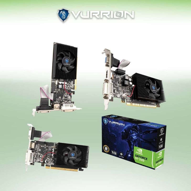 VGA AGS VURRION NVIDIA GT220 1GB DDR3 128bit REAL CAPACITY