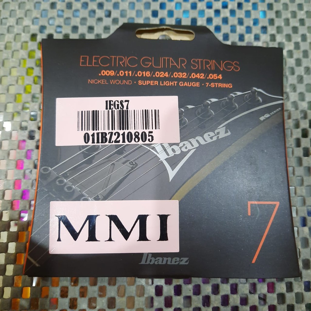 Ibanez IEGS7 Nickel Wound 009-054 / 7-String Electric Gitar String