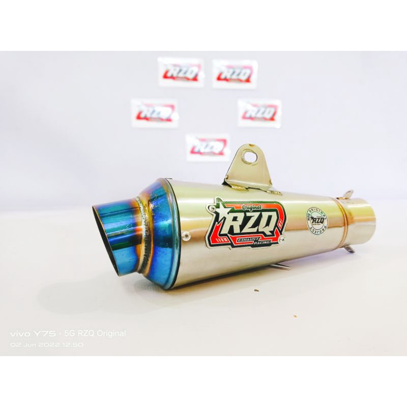 Silincer Knalpot RZQ Original Kompetisi Ft Pro Blue HEREX