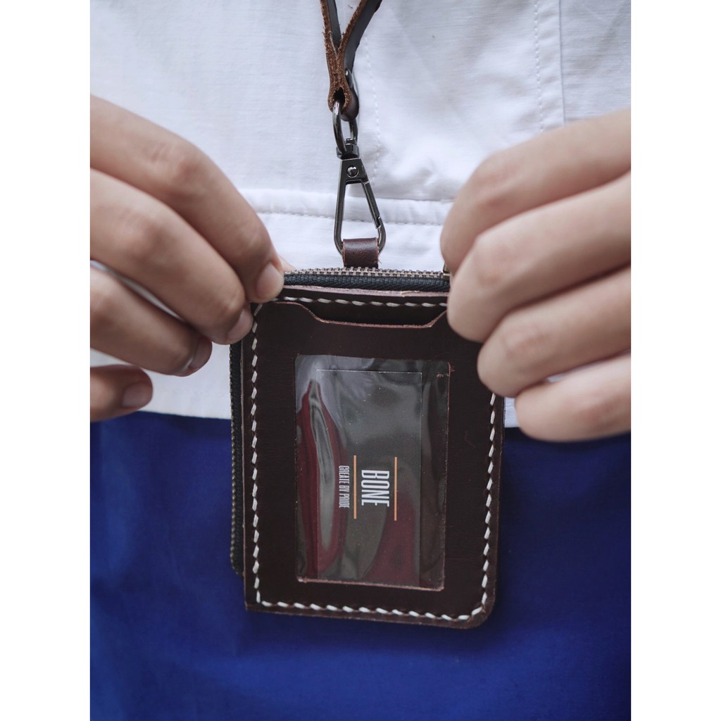 

BONE - ID CARD HOLDER PEACOCK ZIPPER