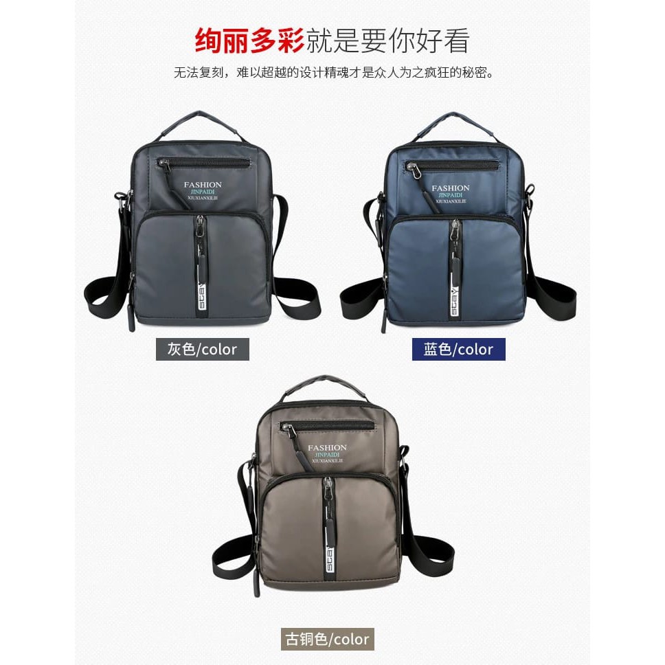 Tas slempang Pria Wanita Import Slingbag gaul Barang Original Waterproof MB-969