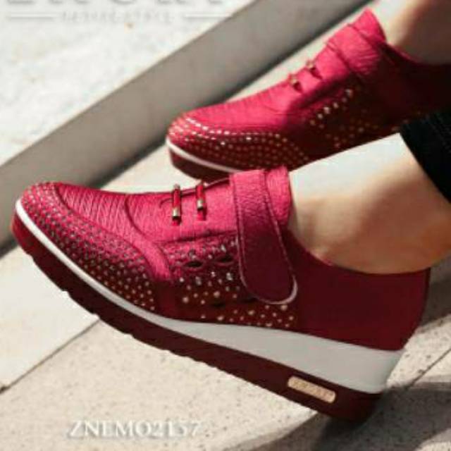 GIBD EMORY Armira Series ZNEMO2157 SEPATU WEDGES TALI WANITA FASHION KOREA IMPORT GALERI INTAN BATAM
