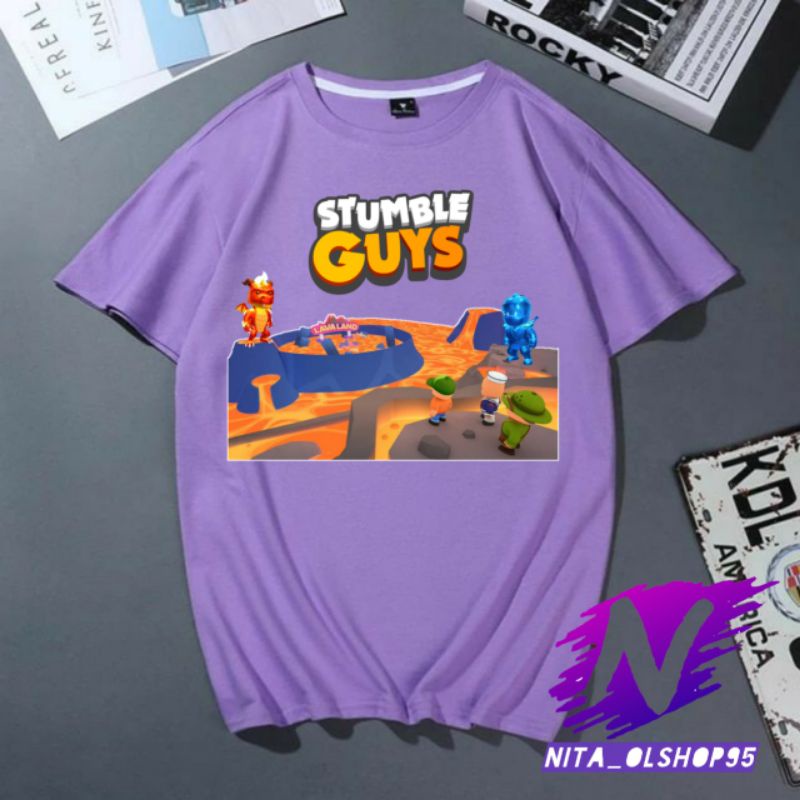 koas anak stumble guys lava land baju stumble guys map lava land