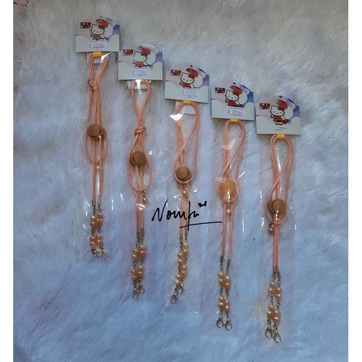 Kalung serut masker mutiara air tawar asli