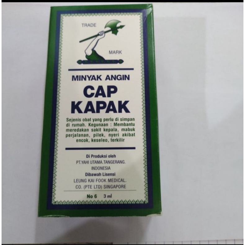 Minyak angin cap kapak 3ml