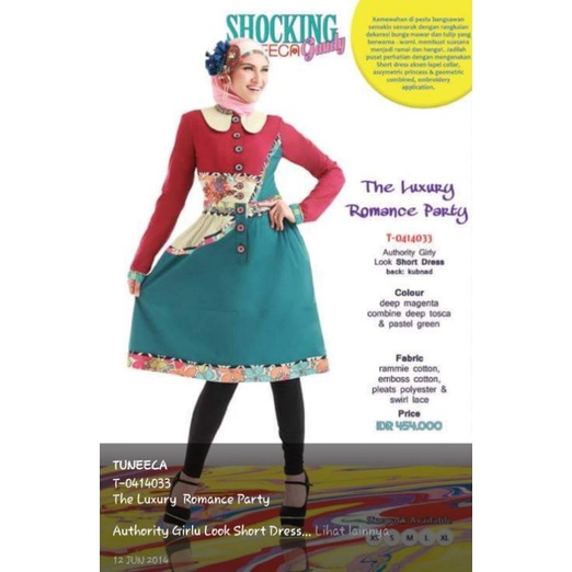 Preloved Tuneeca size M