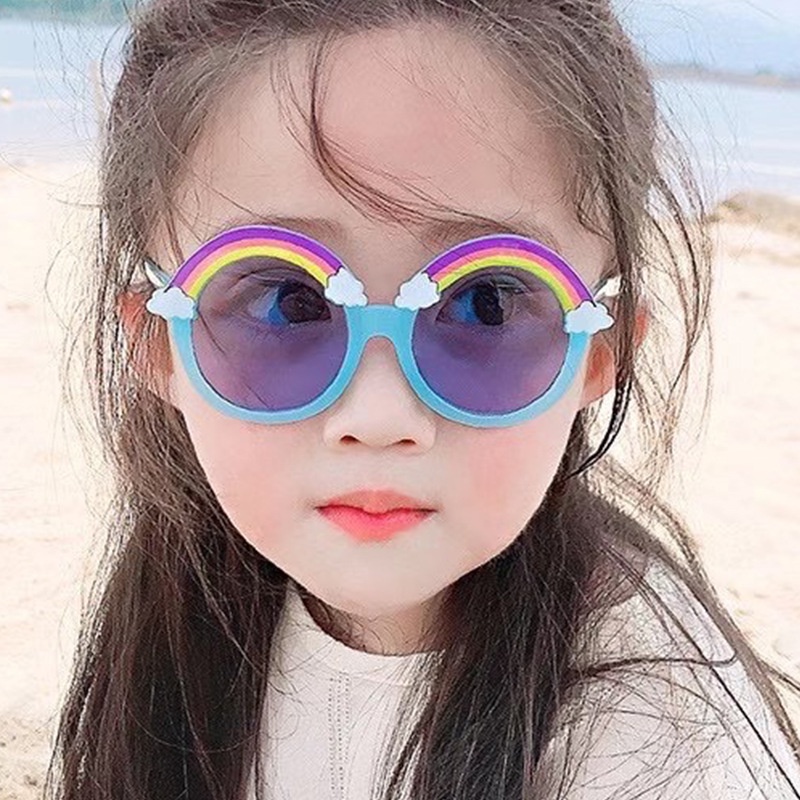 （YUZHU）COD Kacamata Hitam Anak New Trend/Fashion Anak Terbaru Pelangi kacamata hitam High Quality Import Kacamata Fashion