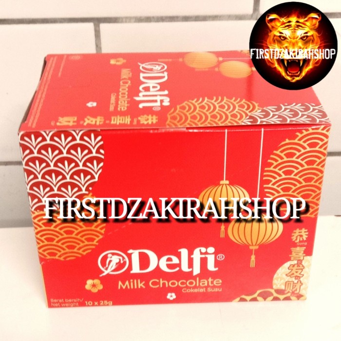 

Delfi Chocolate milk coin Imlek box isi 10pcs