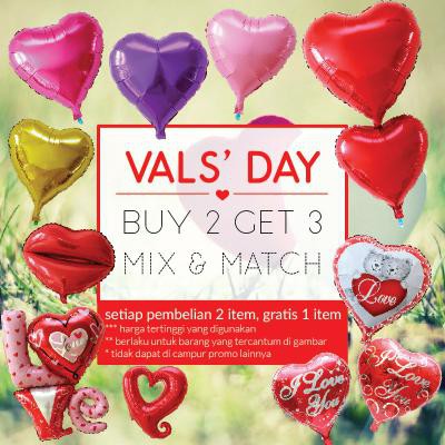 

PROMO VALENTINE BUY 2 GET 3