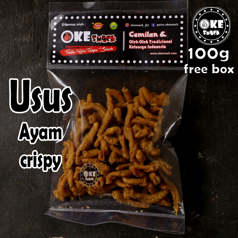 Usus Ayam Crispy 100g