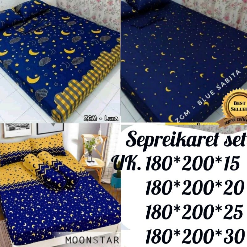 PROMO SEPREI KARET SET &gt; UK.NO 1 &gt; 180*200 * ( 15,20,25,30,35 )