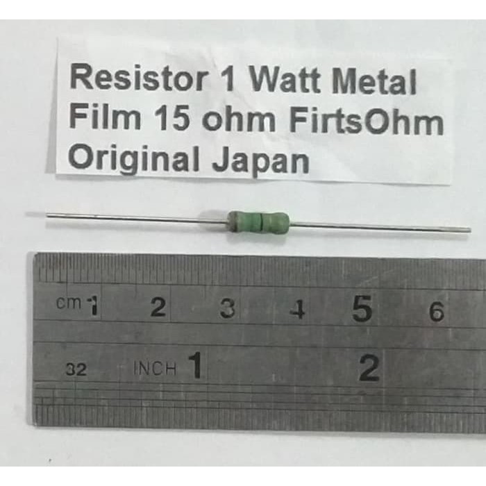 Resistor 1W Metal Film 15 ohm FirtsOhm japan Original Er~375