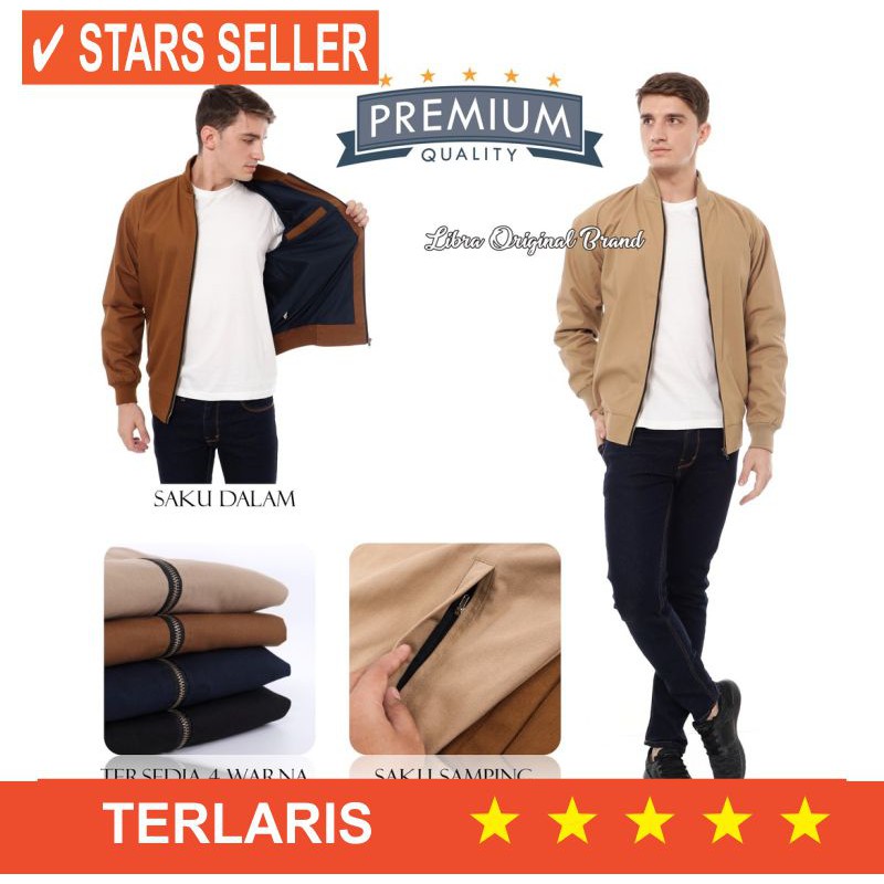 BISMILLAH LARISSS / Libra Jaket Canvas Original / Jaket Pria