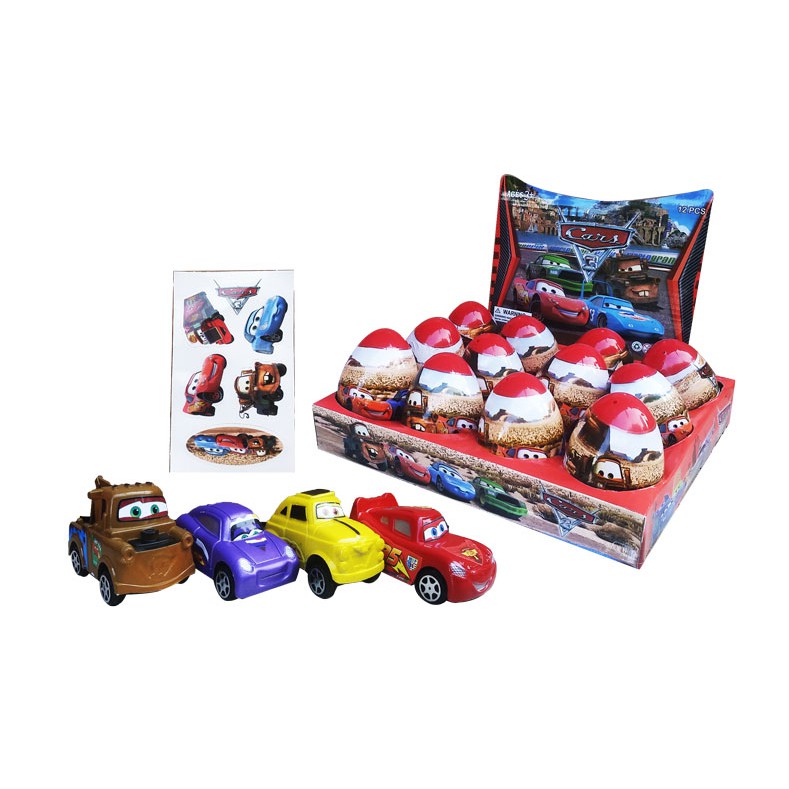 CARS SURPRISE EGG BENING (1BX 12) - JT1801