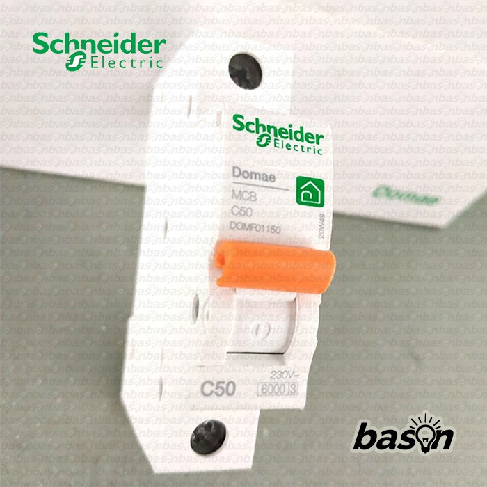 SCHNEIDER MCB Domae 1Phase 50A - circuit breaker / pemutus sikrit