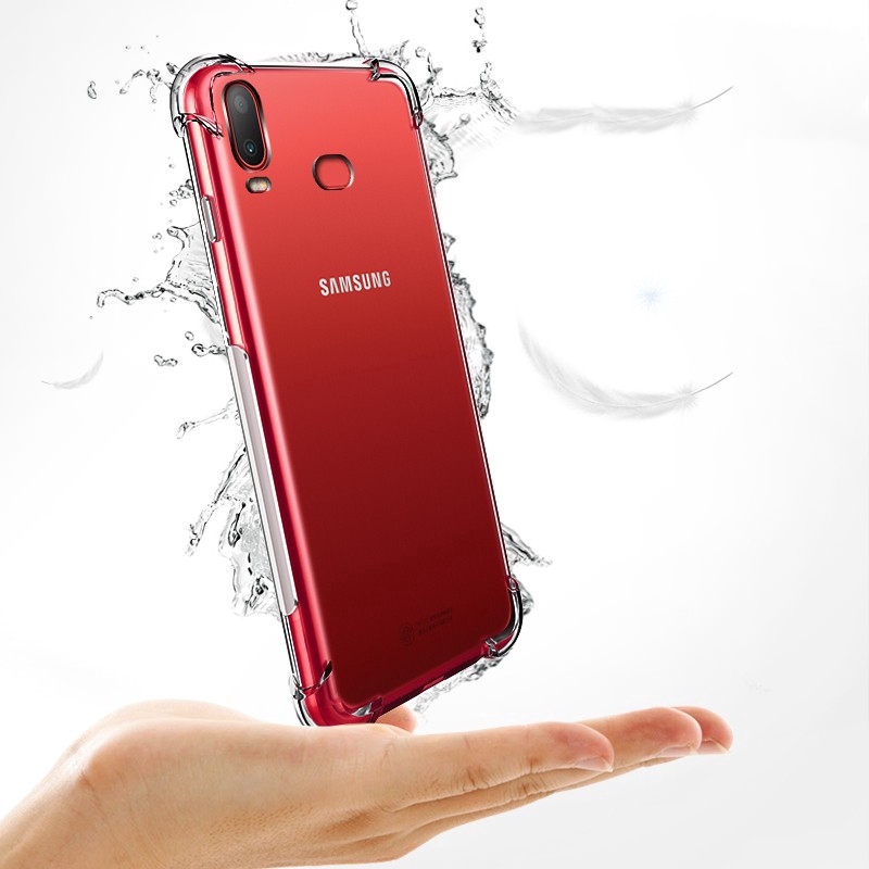 Slim Hybrid Crystal Clear TPU Pelindung Case Untuk Samsung Galaxy S10 S9 S8 S7 S6 Plus Note10 Note9