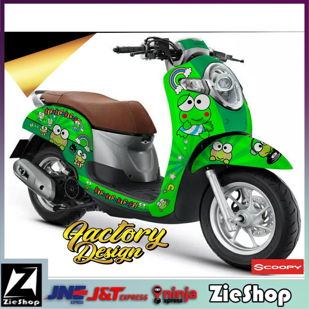 Striping scoopy full body Decal motor scoopy fi full variasi Stiker motor variasi murah
